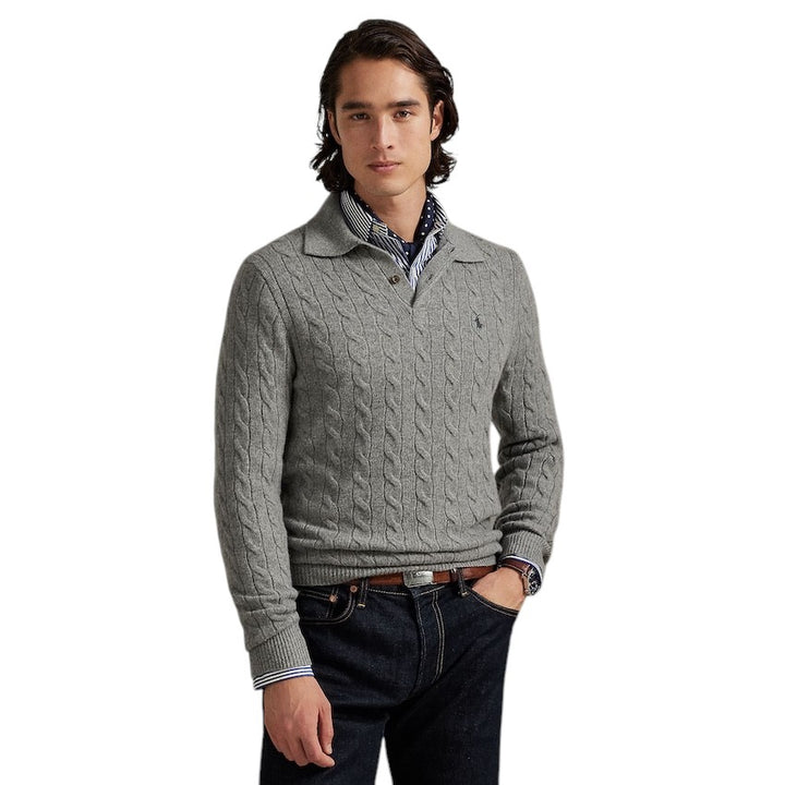 polo-ralph-lauren-herre-trøje-grå-710974165002