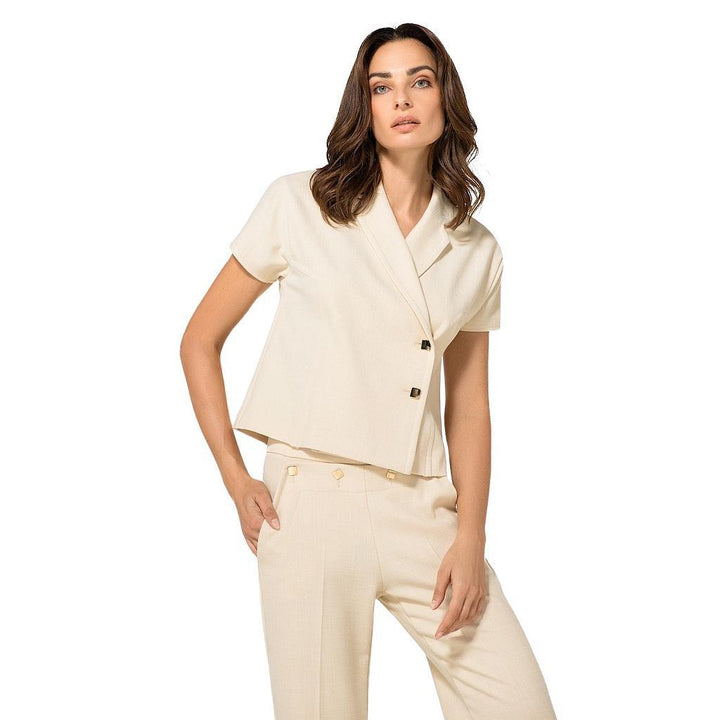 Caroline Biss blouse dames beige - Artson Fashion