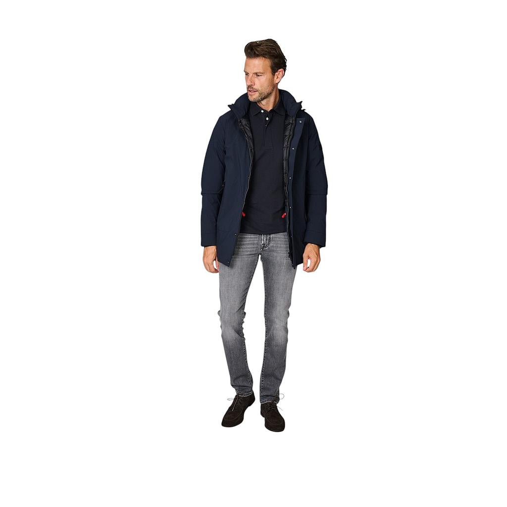 Peuterey-Parka-Herren-Marineblau-Peebles