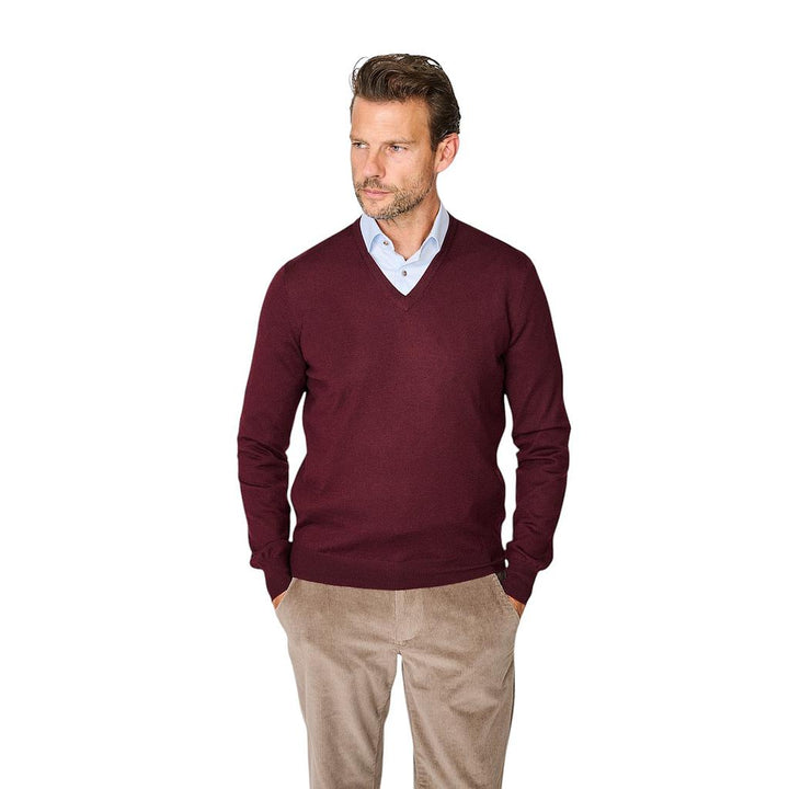 gran-sasso-men-pull-pullover-V-Ausschnitt-herren-bordeaux-1