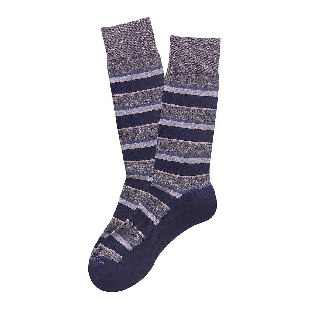 Marcoliani Milano Herrensocken Marineblau — Produktansicht