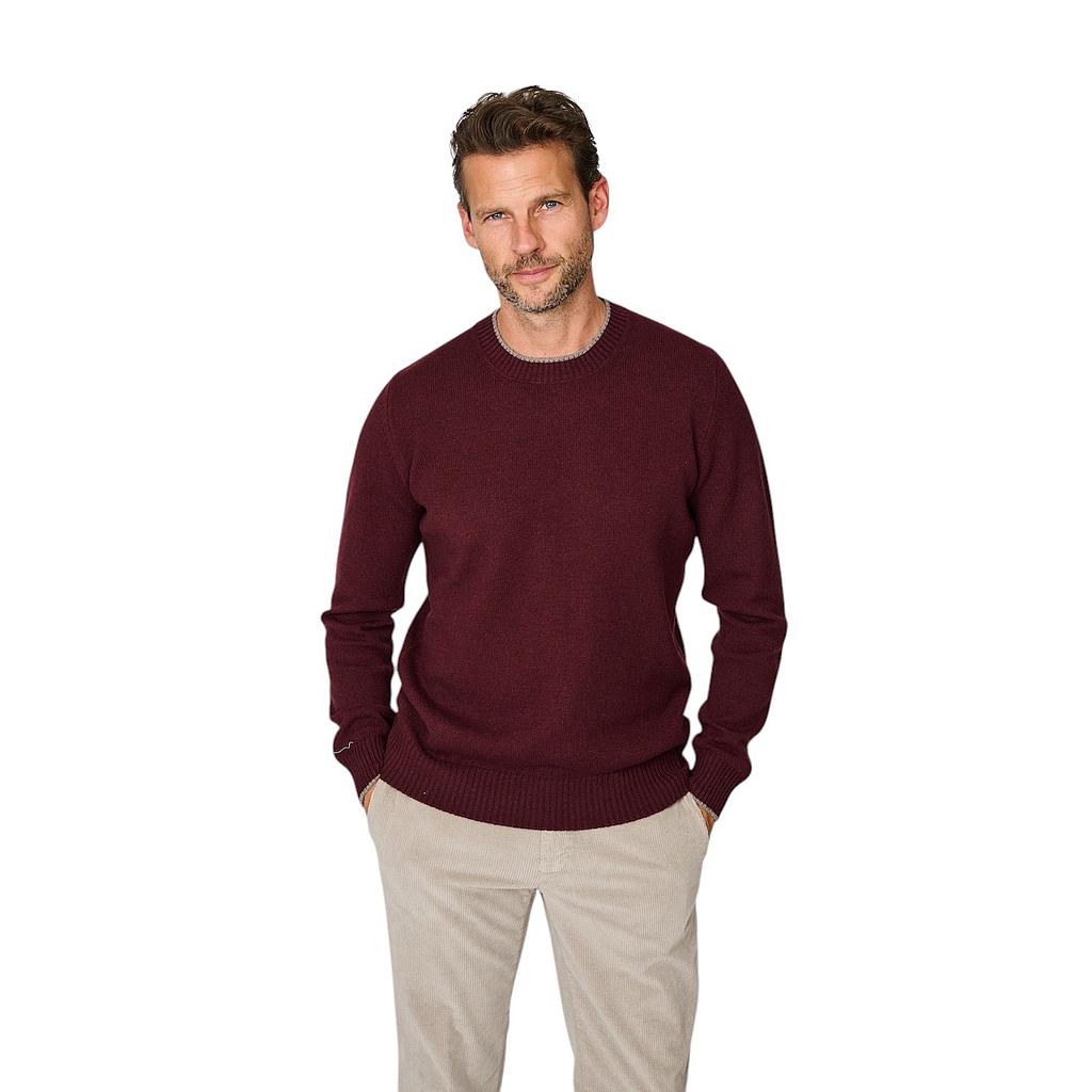 jersey-gran-sasso-para-hombre-cuello-redondo-burdeos